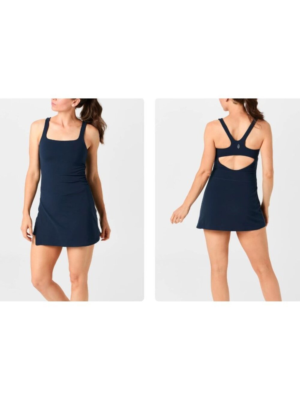 New Free People Movement Women's Size L Navy Never Better Activewear Dress